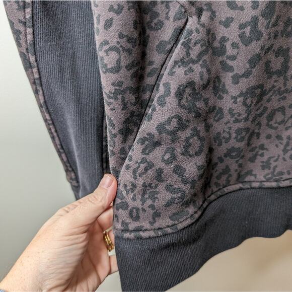 Athleta Triumph Hoodie Leopard Print | Size Small - Picture 5 of 9